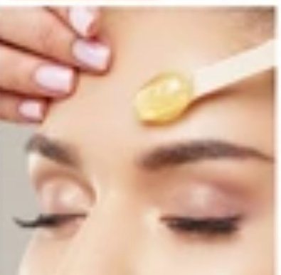 Brow waxing