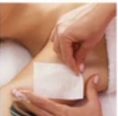 Underarm waxing